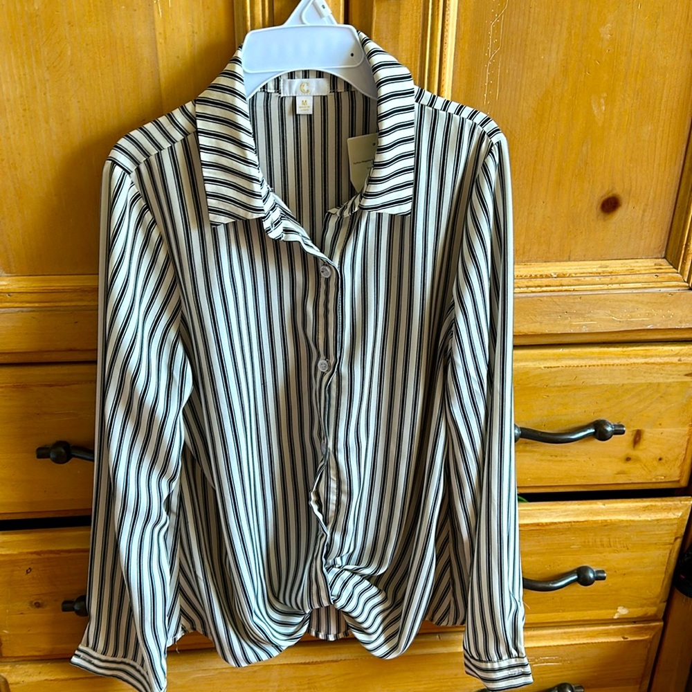 CHARMING CHARLIE blouse. Only worn on a couple of occasions. Striped